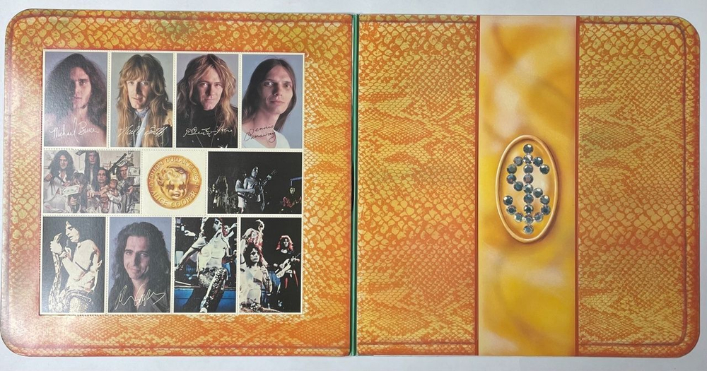 Винтажная виниловая пластинка LP Alice Cooper Billion Dollar Babies (Japan 1973) (No Obi) (1 Press С Купюрой)