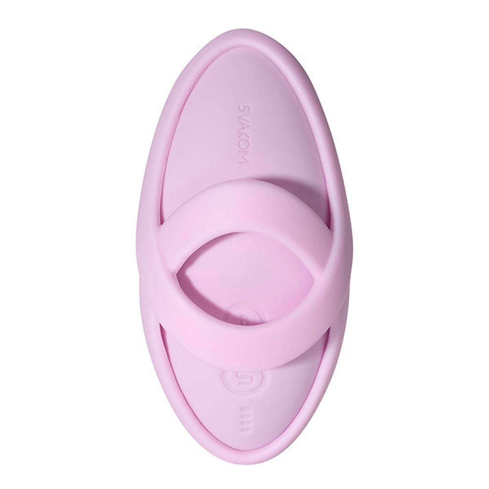Сиреневый вибростимулятор на пальцы с функцией нагрева Svakom Echo 2 Flexible Finger Vibrator SC511B-PL
