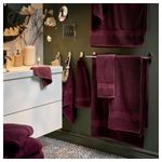 Полотенце банное IKEA FREDRIKSJON (ФРЕДРИКШЁН), Темно-красный, 70х140 см