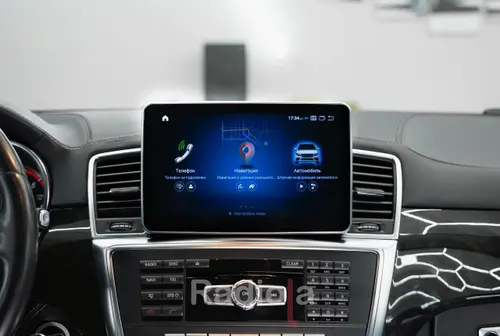 Магнитола для Mercedes-Benz ML (W166), GL (X166) 2011-2015 NTG 4.5/4.7 - RDL монитор 9" на Android 13, Быстрая, CarPlay, 4G SIM-слот