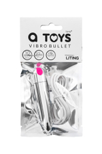Вибропуля A-Toys Liting 10 режимов вибрации серебристая 9,5 см
