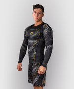Рашгард Venum Matupa Black/Grey/Gold L/S