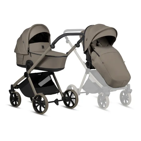 Коляска 3 в 1 Tutis Mio 3+ Essential Deep Taupe