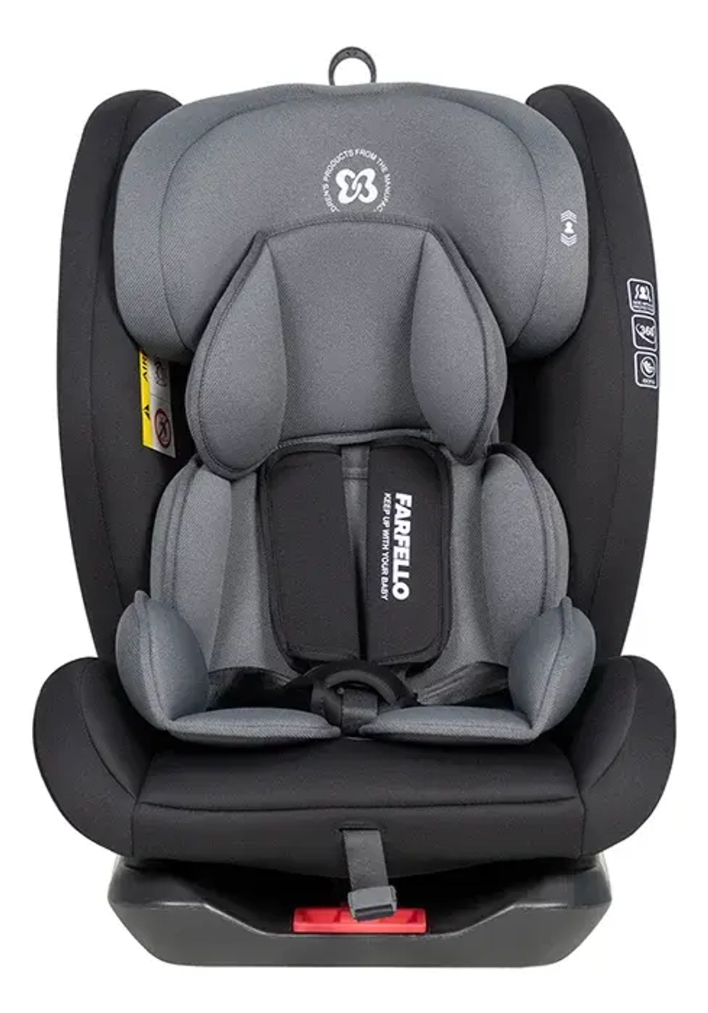 Автокресло детское Le 5 ISOFIX (Black/Grey) серо-чёрный