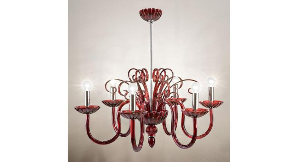 Italamp 347 6 Red NK — Потолочный подвесной светильник