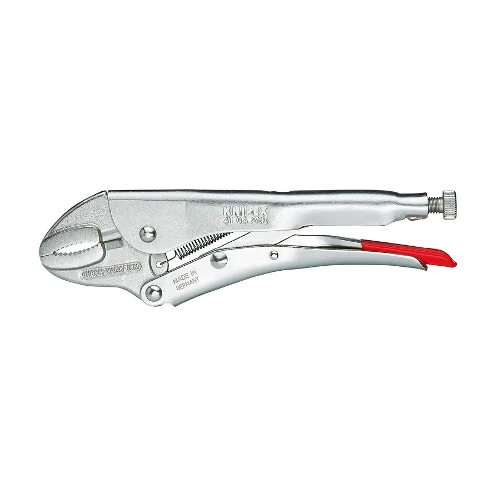 Клещи зажимные никелирование 250 мм Knipex 41 04 250