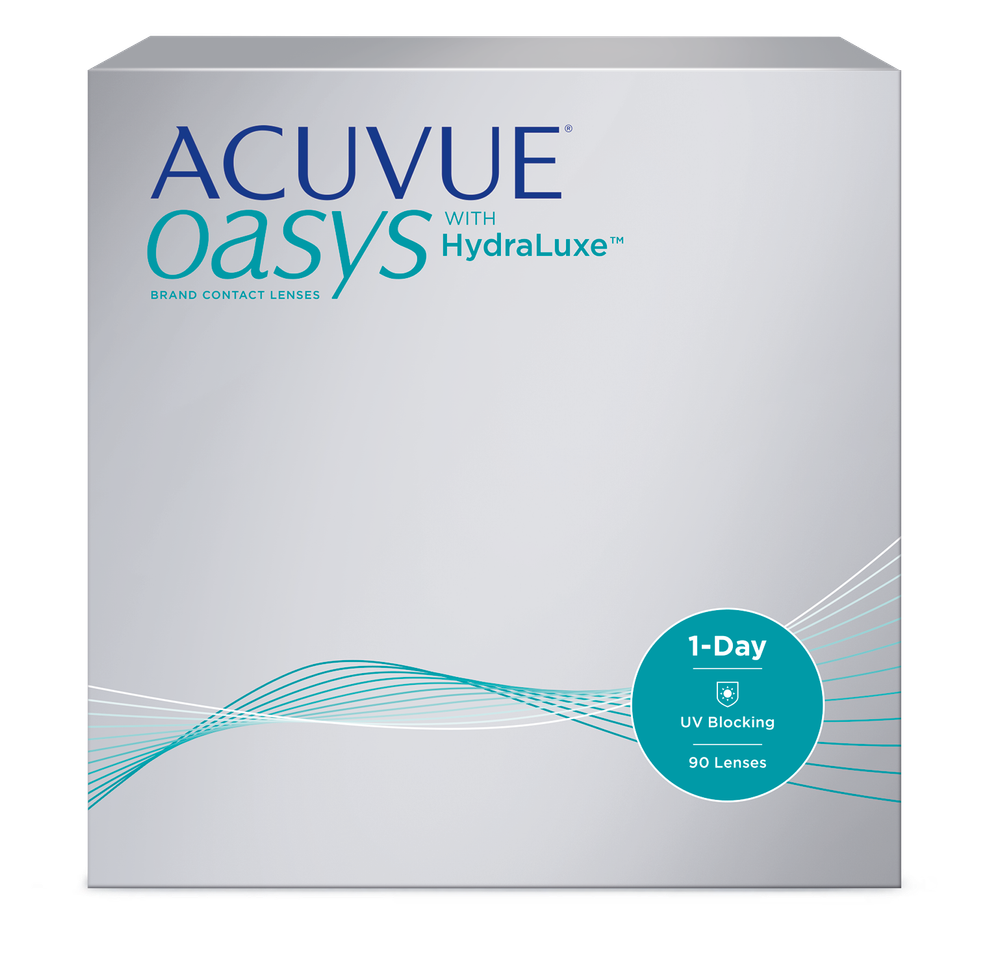 ACUVUE OASYS 1-DAY with HydraLuxe (90 линз)