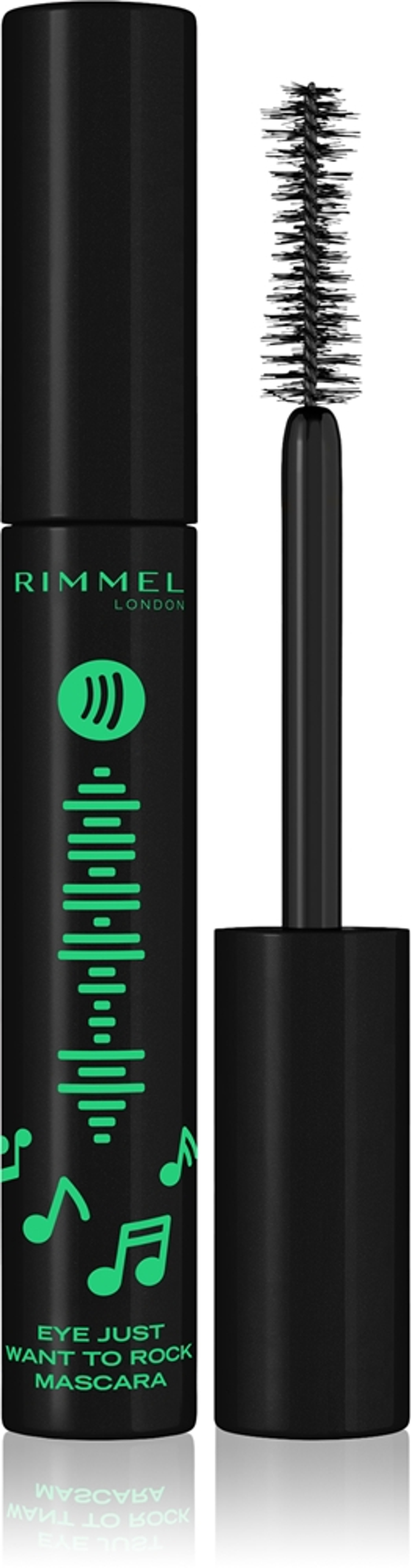 Rimmel Full Volume - Тушь для ресниц, добавляющая объем, экстра черная оттенок Extreme Black, 8 ml