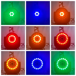 Вращающаяся голова PL Led Wash 36*18w (RGBWA+UV, Zoom)