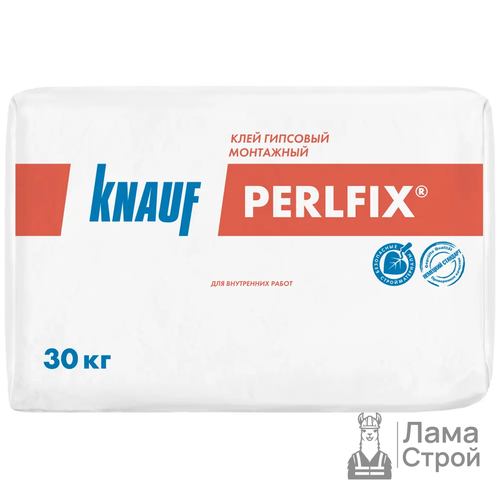 Клей гипсовый монтажный Knauf Перлфикс, 30 кг