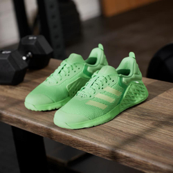 Кроссовки женские Adidas Dropset 3 (Салатовые)