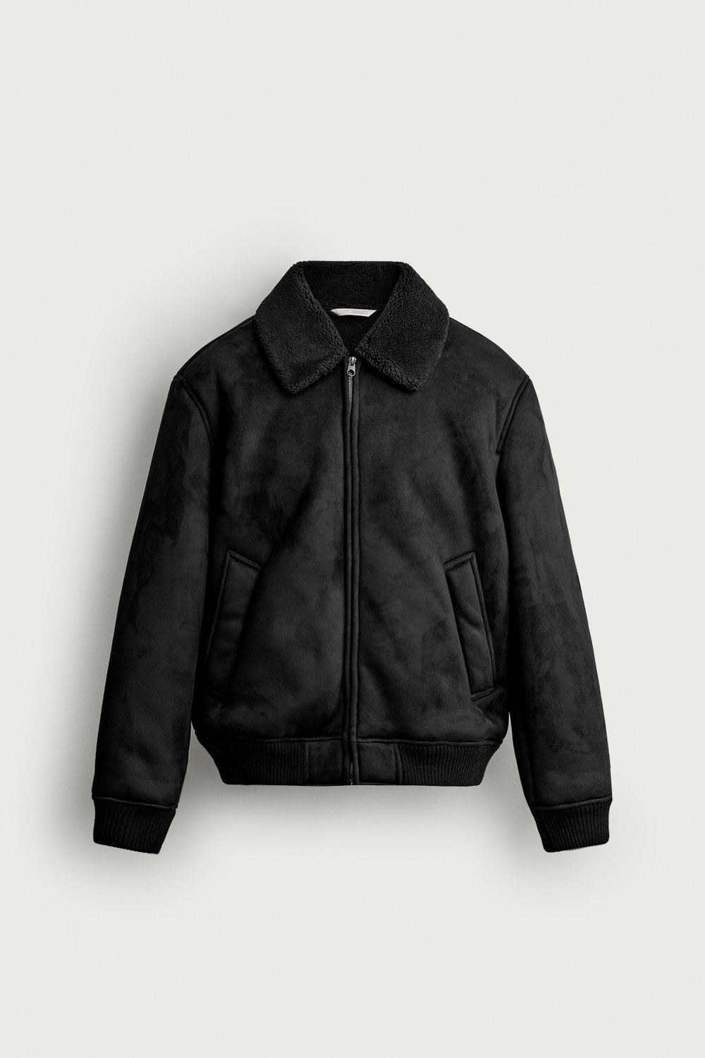 КУРТКА ИЗ ИСКУССТВЕННОЙ КОЖИ С ОВЧИНОЙ — ZARA