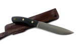 Нож Praiter, N690 конв., микарта черная, 246.2162
