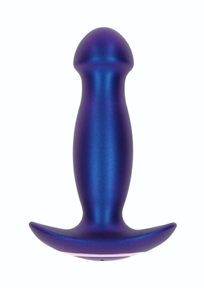 Синяя анальная вибропробка Buttocks The Wild Magn Pulse Vibrating Plug - 15 см. (Цвет: синий)