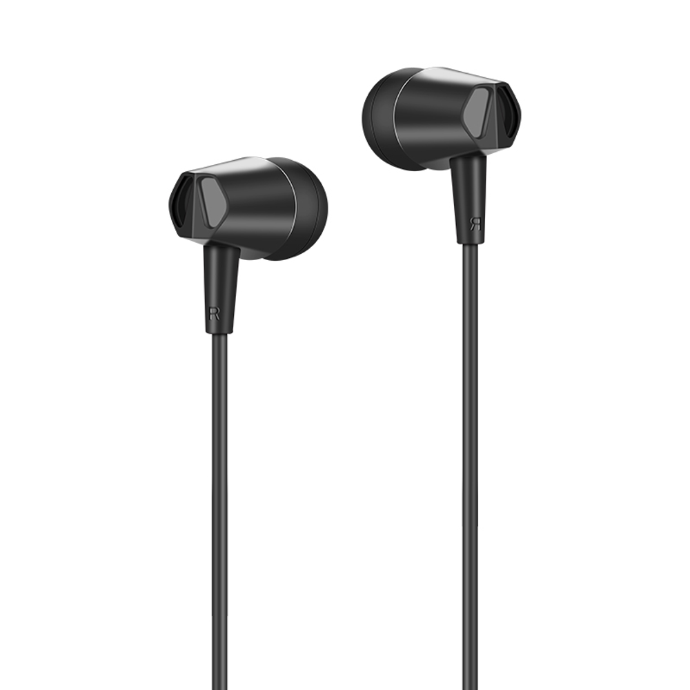 Наушники с микрофоном Hoco M34 1.2м черные