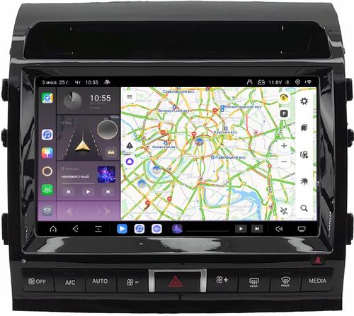 Магнитола для Toyota Land Cruiser 200 2007-2015 (климат на ШГУ) - Kuberg QLed, Android 13, Быстрейшая, CarPlay, SIM-слот