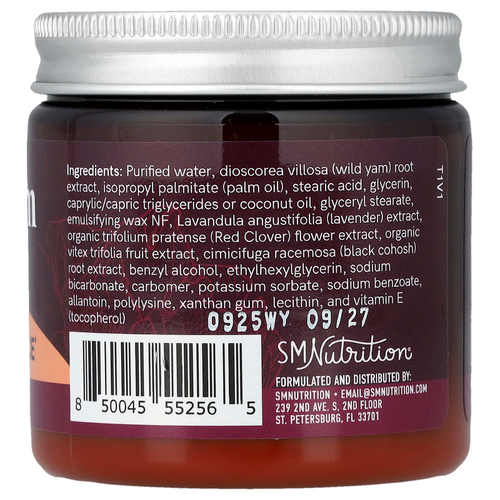 SMNutrition, крем из дикого ямса, 4 унции