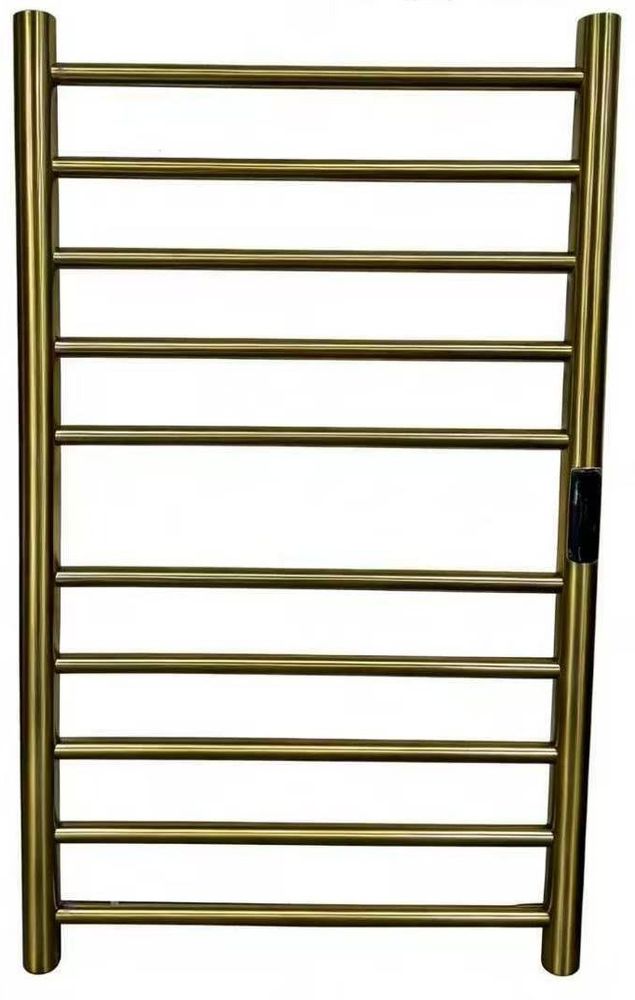 Полотенцесушитель электрический Rein Classic 10-Brushed Gold 800*450 мм