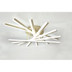 Светильник потолочный светодиодный Rivoli Cordelia 6184-701 LED 120Вт 3000-6000К золотой с пультом | Rivoli