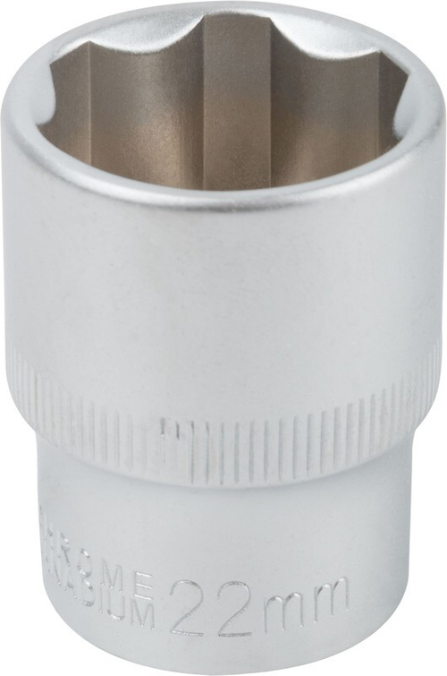 62052 Головка 6-гранная CrV 1/2" 22 мм FIT