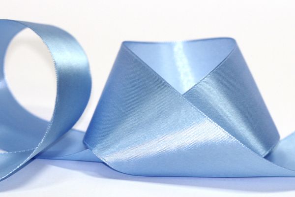 Лента атласная 1-сторонняя 50.0 мм / 33±2 метра, 049 голубой, Gamma