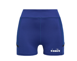 Женские теннисные шорты Diadora L. Short Tights Pocket — blue print