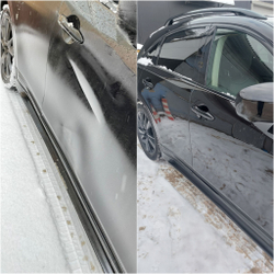 Ремонт порога и окрас двери  Infiniti  QX70