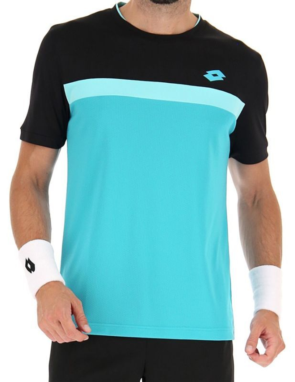 Мужская теннисная футболка Lotto Superrapida VI T-Shirt 2 - небесный