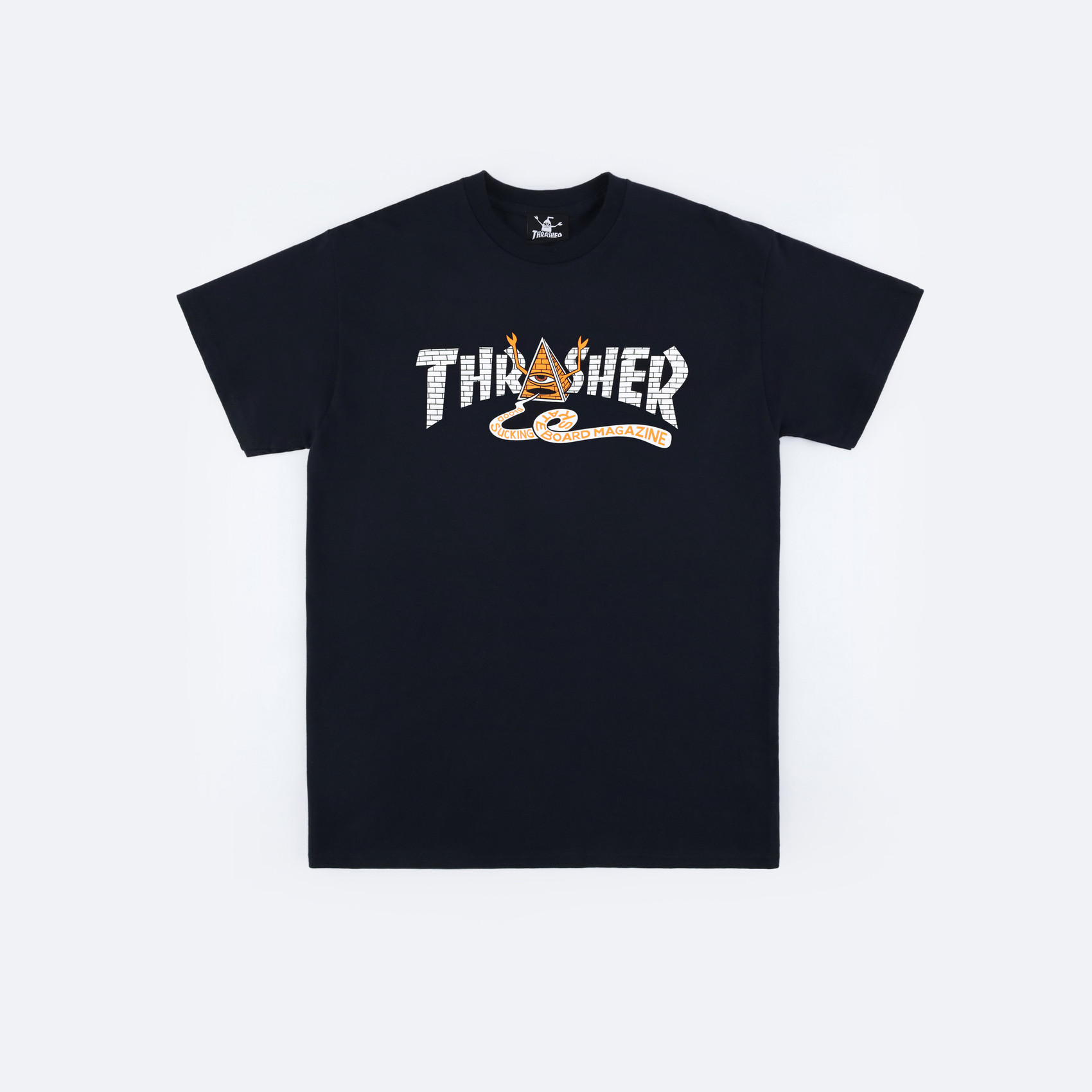 Футболка Thrasher x Toy Machine Pyramid T-Shirt (black) артикул: - купить в магазине Дайс