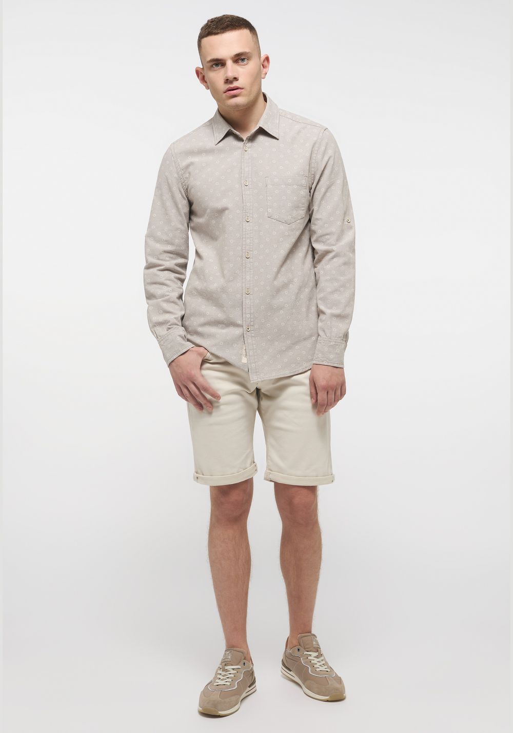Рубашка Casper Oxford AOP 1013486-12414