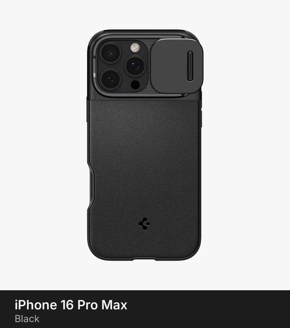Чехол Spigen Optik Armor MagSafe для iPhone 16 Pro Max Black