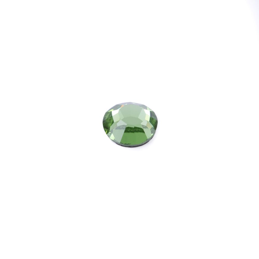 Стразы клеевые стекло 3.9 мм, 5х48 шт, SS16 №11 салатовый (Peridot), Zlatka ZRTG-1648