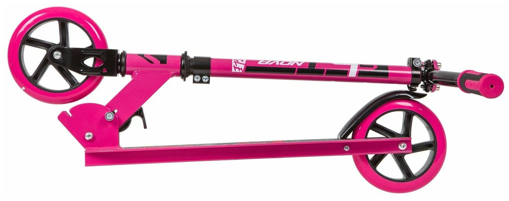 Детский городской самокат Novatrack Jungle 145 Alloy (2020), розовый