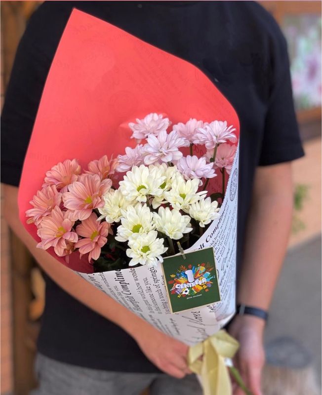 Букет из хризантем #8655 Букет из хризантем #8655