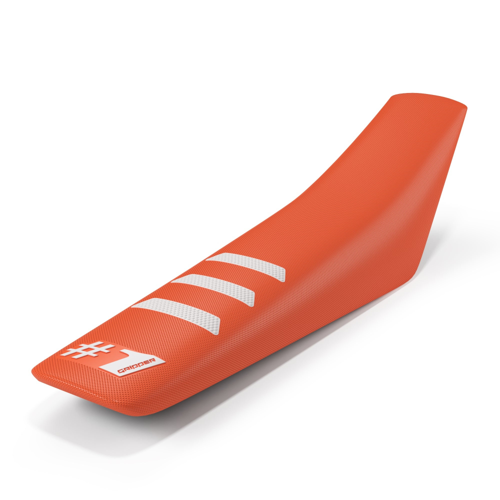 Чехол на сиденье ONEGRIPPER LIGHT RIB - Orange / White (Оранжевый / Белые полоски)
