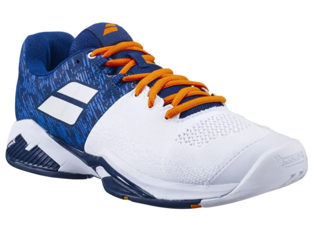 Теннисные кроссовки Babolat Propulse Blast All Court Men - white/dark blue