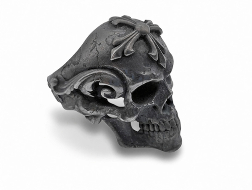Кольцо из серебра с черепом Cranium-5 AZR-18