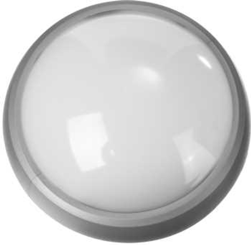 Светильник STAYER PROFI PROLight светодиодный, влагозащищенный IP65, пластиковый корпус, PC, влагозащищенный, круг, металлик, 4000К, 7(60Вт), 57362-60-S