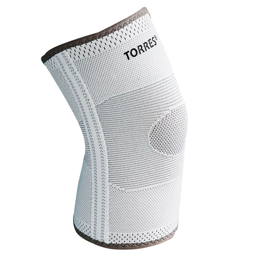Суппорт колена TORRES, PRL11010M, р.M, с боковыми вставками, нейлон, серый