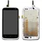 Дисплей для Lenovo S820 в сборе с тачскрином на рамке (White)