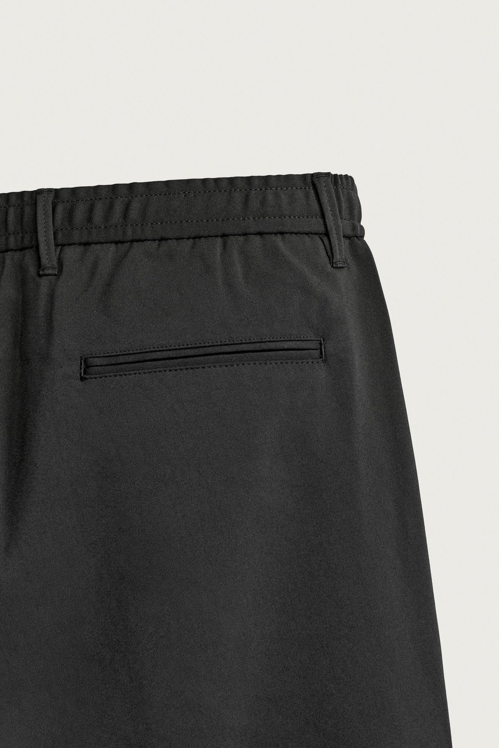 ZARA БРЮКИ SLIM FIT COMFORT, ЧЕРНЫЙ