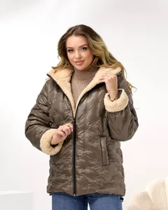 Куртка с мехом УК-4431-1 Фабрика Моды