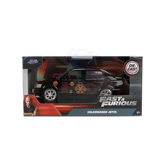 Модель автомобиля Jada Форсаж 1:32 FF 1995 VW Jetta Glossy Black 35628 — упаковка