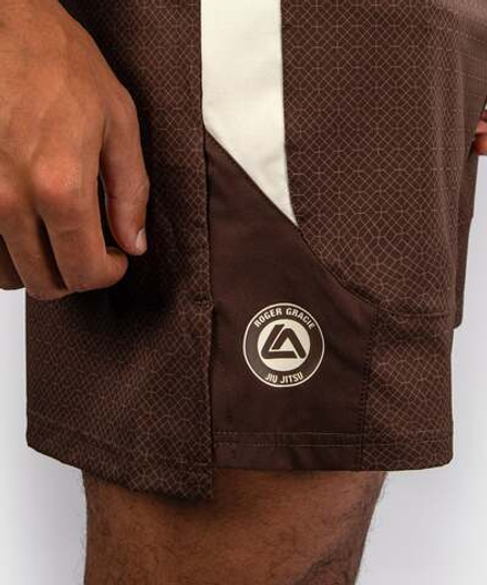 Шорты ММА Roger Gracie Academy by Venum Dark Brown