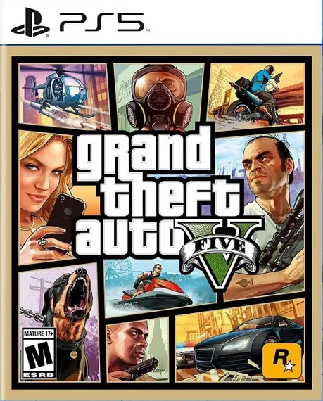 Игра Grand Theft Auto V (GTA 5) (PS5, русские субтитры)