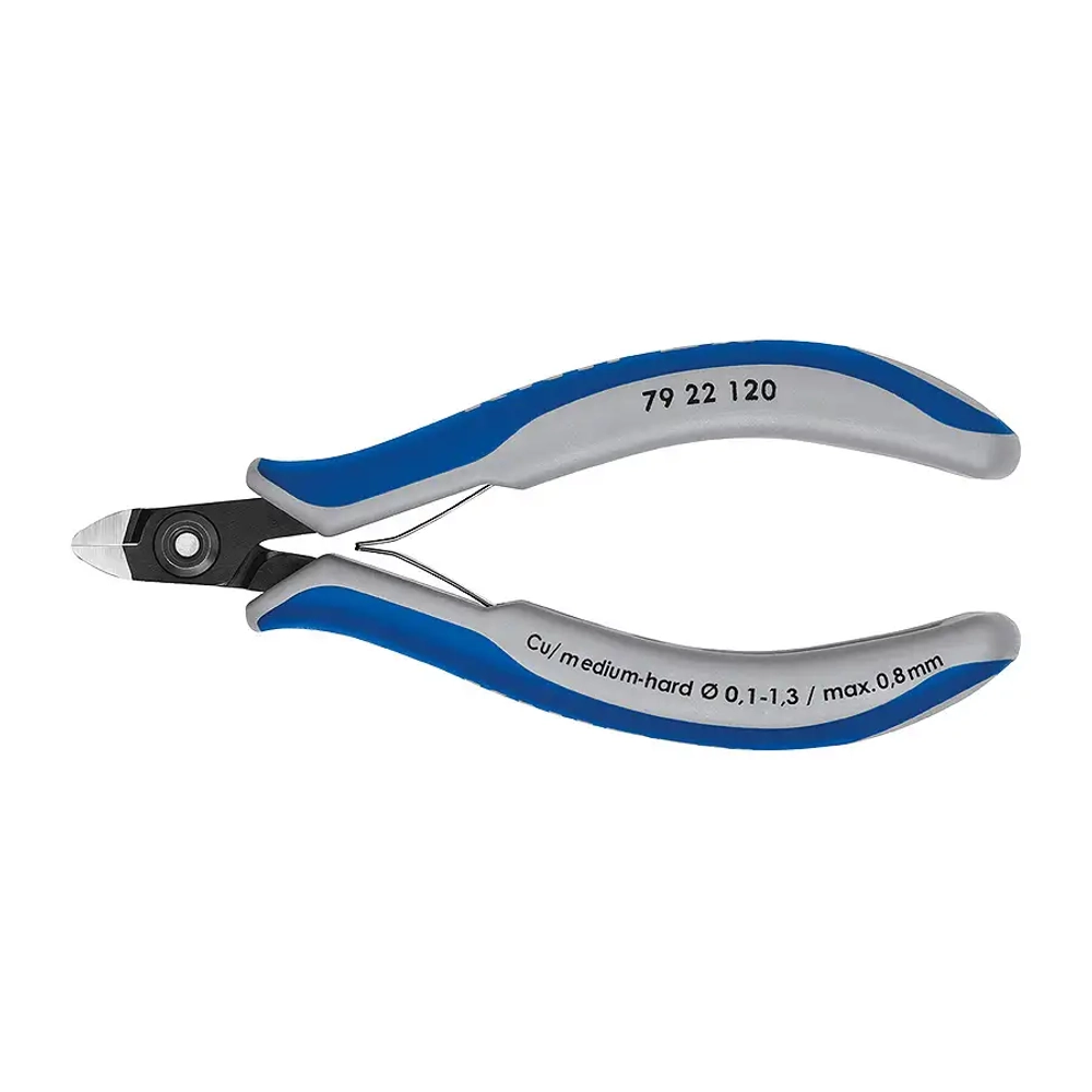Прецизионные кусачки боковые для электроники чернёные 120 мм Knipex 79 22 120