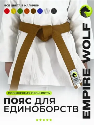 Коричневый пояс для единоборств 240