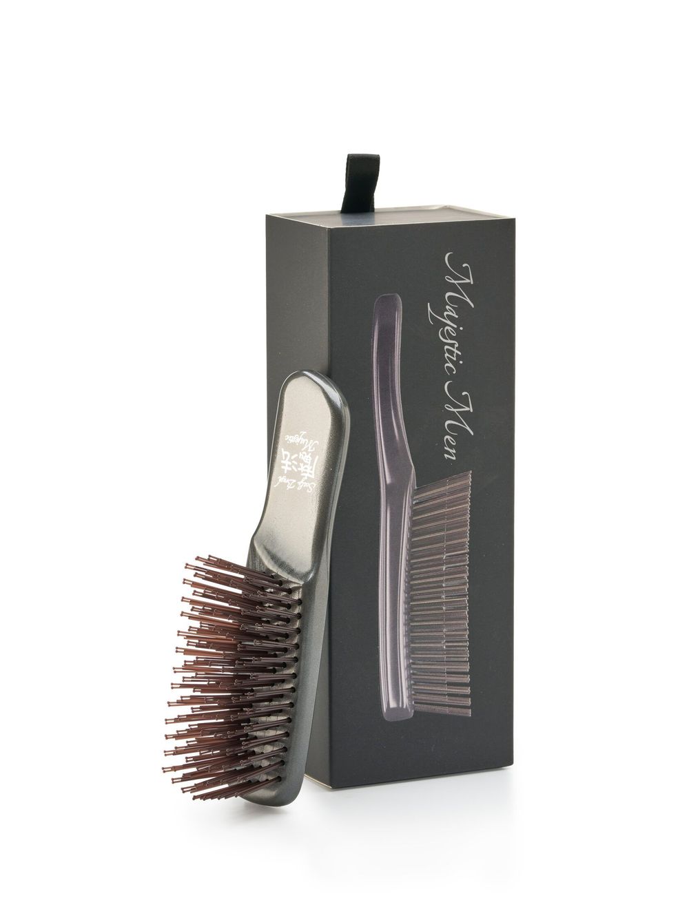 Расческа Majestic Scalp Brush графит (дорожная версия)