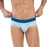 Голубые трусы-брифы с принтом Emphatiс Classic Brief (Размер: L) (Цвет: голубой)