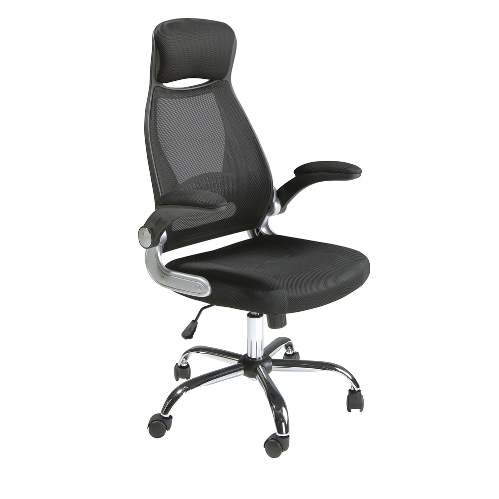 Поворотное офисное кресло Angel Cerda 4140/MLM611573 из черной ткани